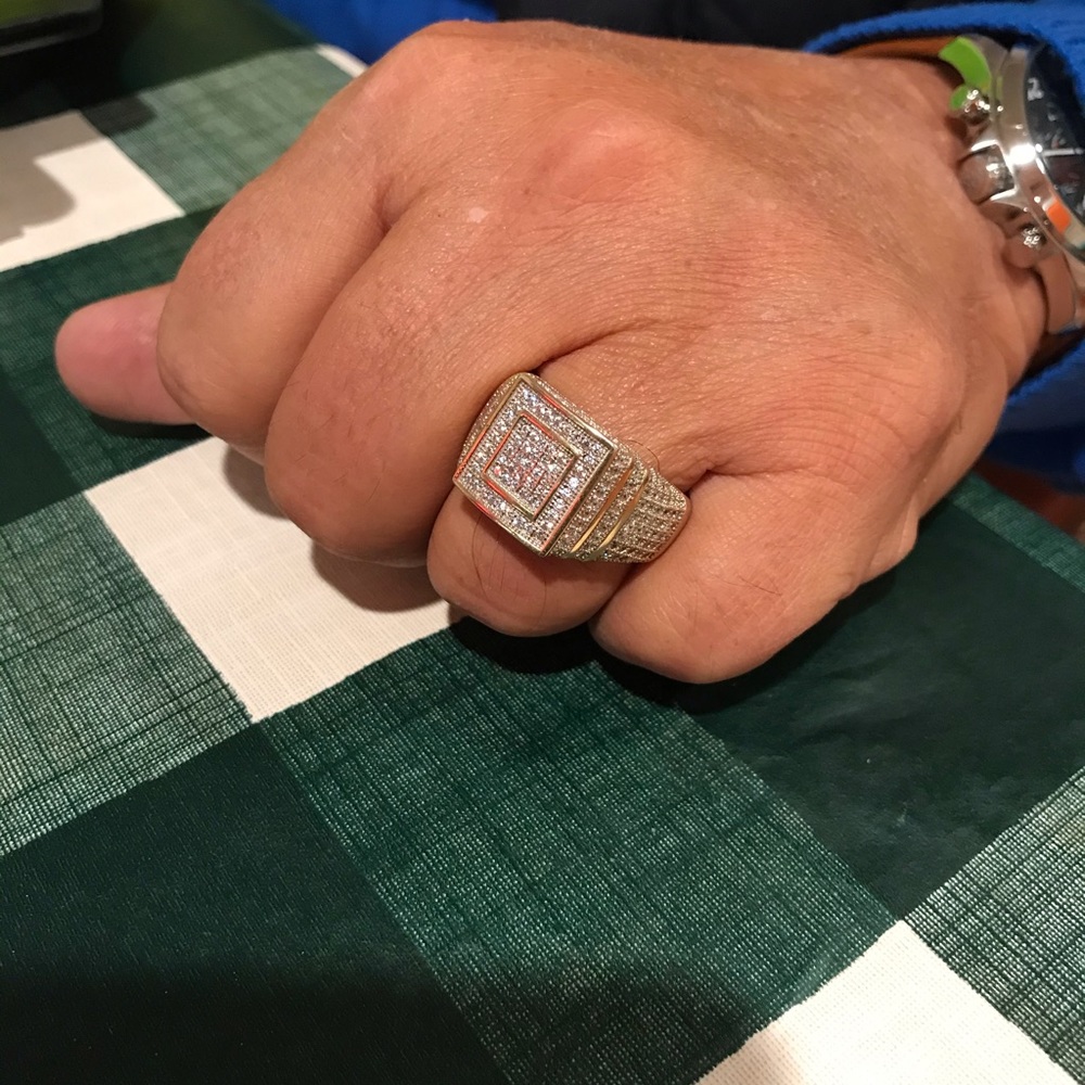 ‼️SOLD‼️ New! Men’s two tone sterling silver ring. - Picture 7 of 7